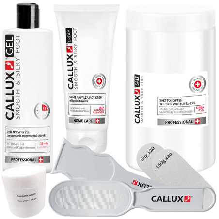 Soin anti-callosités kit pro 2 Avec Sel Fresh Orange 1kg
