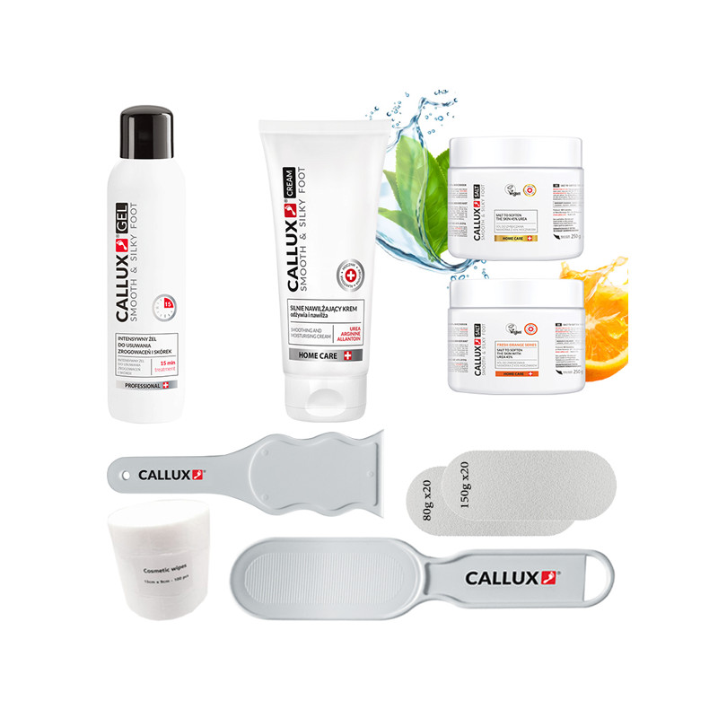Soin anti-callosités kit pro 3 Green Tea 250g-Fresh Orange 250g