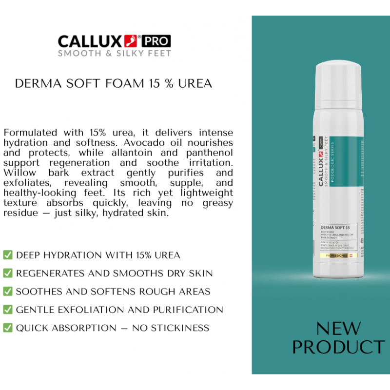 Mousse Derma Soft 15% Urée 150ml Mousse Derma Soft 15% Urée 150ml