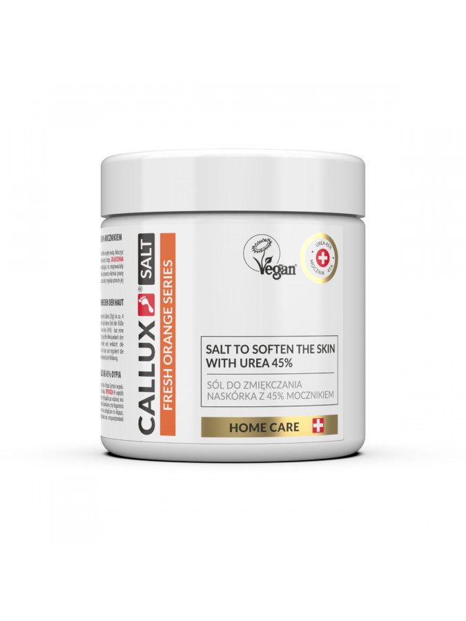 Sel adoucissant Fresh Orange 250 g pour adoucir et rafraîchir les pieds