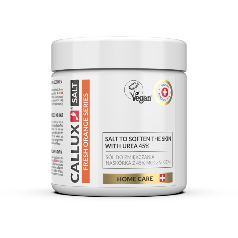 Sel adoucissant Fresh Orange 250 g pour adoucir et rafraîchir les pieds