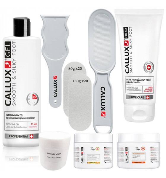 Soin anti-callosités kit pro 3 Green Tea 250g-Fresh Orange 250g