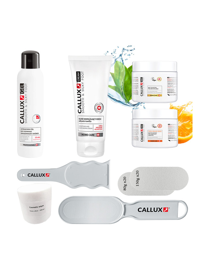 Soin anti-callosités kit pro 3 Green Tea 250g-Fresh Orange 250g