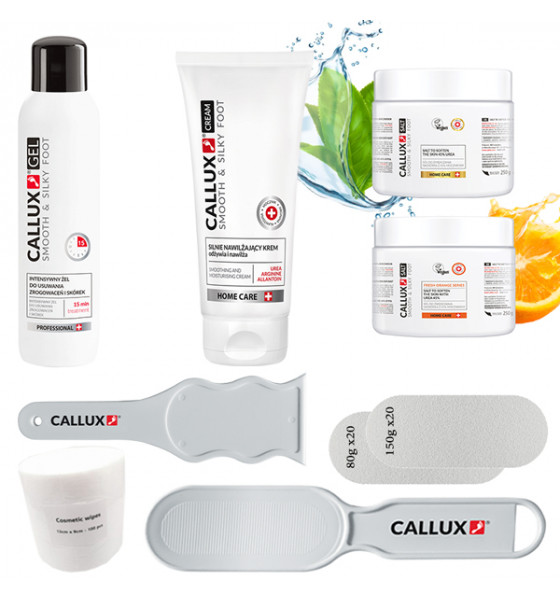 Soin anti-callosités kit pro 3 Green Tea 250g-Fresh Orange 250g