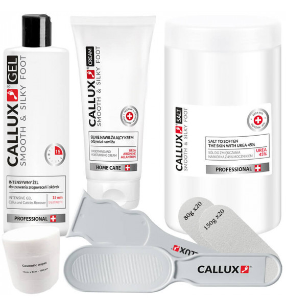 Soin anti-callosités kit pro 2 Avec Sel Fresh Orange 1kg